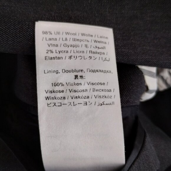 Tiger of Sweden Hoyt Blazer Size 40 Gray Two Button Lined Wool Classic Office - Picture 7 of 16